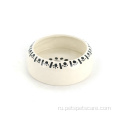 Пользовательский логотип Ceramic Pets Pets Coolling Bowl